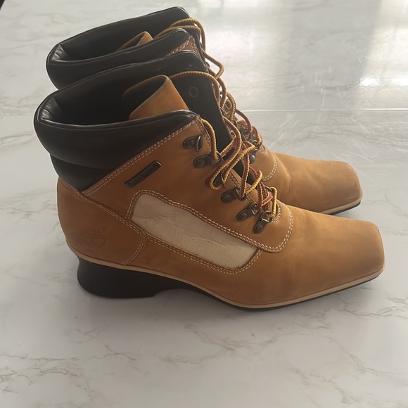 Vintage Timberland Wedge Boots. Size 8.5 - Picture 4 of 5